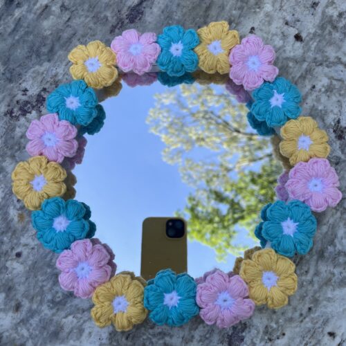 flower mirror