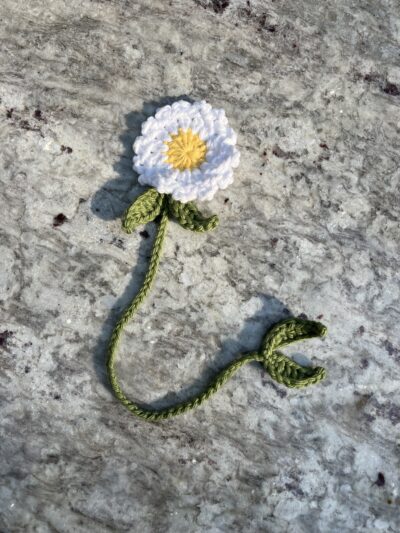 big flower bookmark