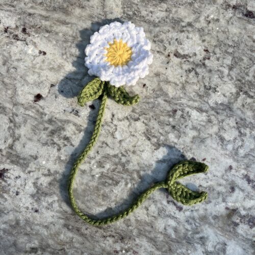 big flower bookmark